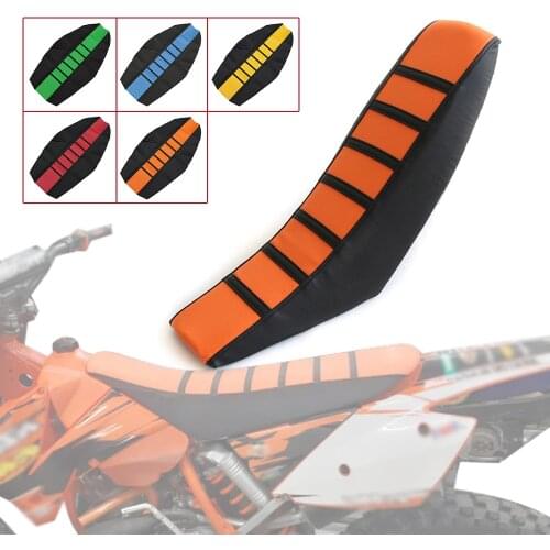 Motorcycle Striped Soft-Grip Gripper Soft Seat Cover Rubber Motocross For Yamaha YZ85 YZ125 YZ250F YZ450F YZ250X WR450 Dirt bike