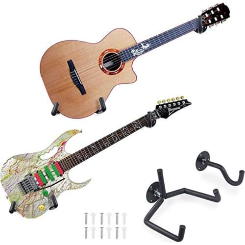 Guitar Wall Hanging Hook Horizontal Guitar Stand Split Ukulele Long Hook