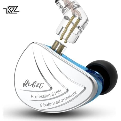 KZ AS16 8BA In Ear Earphone Balanced Armature Headset High Sound Quality Monitor HiFi Earphones AS10 AS16 BA10 CTZ AS06 ZS10 ZST