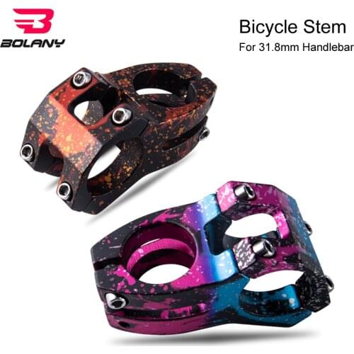 Bolany Mountain Bicycle Stem 7075 Aluminum Alloy CNC Seat Tube 28.6 Steerers For 31.8mm MTB Road Bike Handlebar Accessories