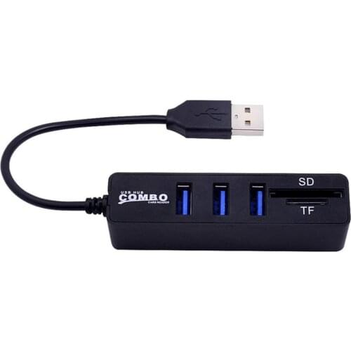 Micro USB Hub 2.0 Multi USB Ports Combo SD/TF Card Reader Hub USB Splitter 3/6 Port usb Adapter For Computer Accessories