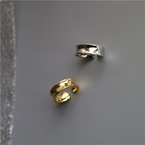 Irregular Wrap Cartilago Minimalist Gold Silver Color Clip On Earrings For Women Girl No Piercing Without Hole Jewelry SD2262