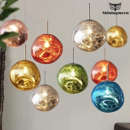 Modern Lava Pendant Lights Melt Pendant Lamp Home Decoration Hanglamp Bedroom Bedside Pendant lighting Living Room Indoor Lights