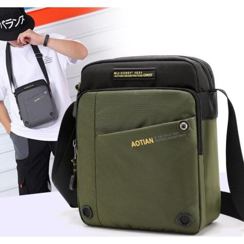 Tilorraine 2021 mens new single shoulder bag trendy messenger bag outdoor travel nylon bag leisure trendy mens crossbody bag
