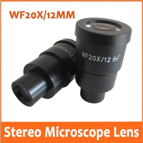 WF20X Welding Industrial Binocular Stereoscopic Stereo Microscope Hight Eyepiont Optical Eyepiece Lens Mounting Size 30mm 30.5mm