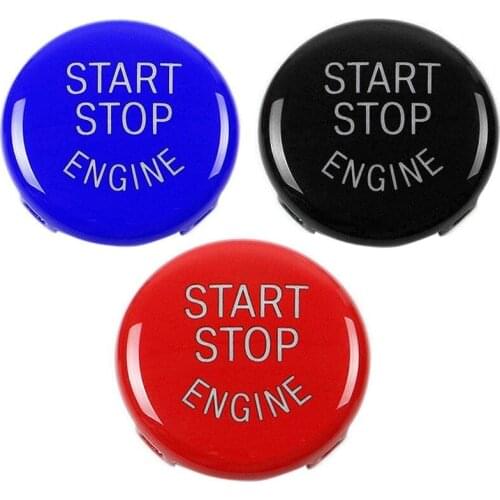 Start Stop Engine Button Push Button Ignition Switch Cover Replacement for BMW X1 X3 X5 X6 Z4 (E84, E83, E70, E71, E89) 1 3 5 Se