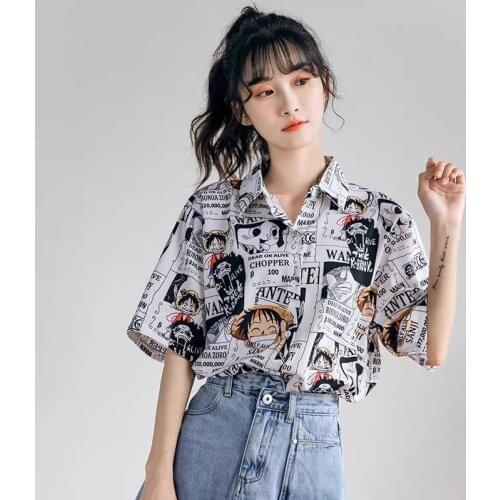 2021 Summer Women Shirt Casual Women Blouses Single Breasted Patchwork 5 Style Female Shirts