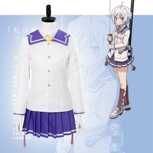 Anime Comic Katana Maidens Toji no Miko Cosplay Costumes Itomi Sayaka Cosplay Costume School Uniforms Clothes Suit Dresses Women