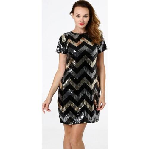 1920s Flapper Dress Roaring 20s Great Gatsby Art Deco Sequin, Dance, Disco Dress Embellished Art Deco Women Summer Dress