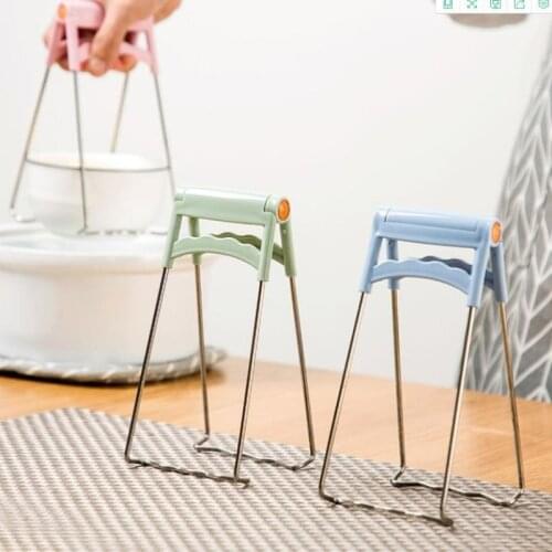 1Pcs Pot Clips Kitchen Anti-scalding Stainless Steel Bowl Clamp Lifter Dish Dinner Plate Tools Steaming Artifact Household Utens