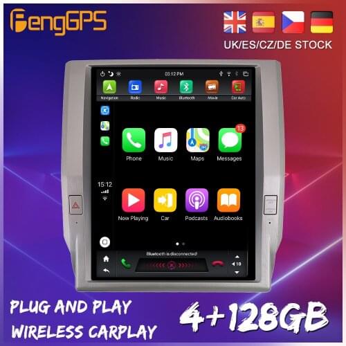 128G Android 9.0 Big Tesla Vertical Screen For Toyota Tundra 2014-2017 Series CarPlay GPS Radio Auto Stereo Head Unit