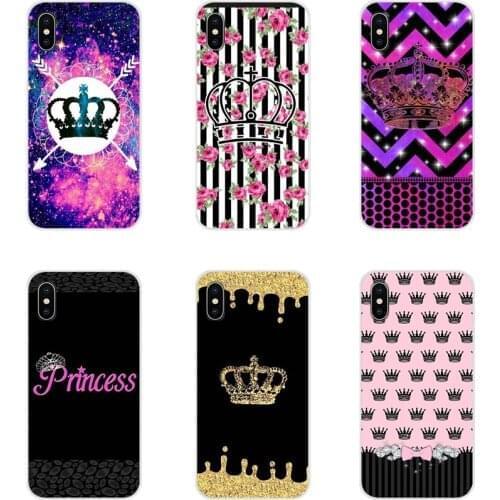 Accessories Phone Cases Covers For Huawei Honor 4C 5C 6X 7 7A 7C 8 9 10 8C 8S 8X 9X 10I 20 Lite Pro Queen princess crown