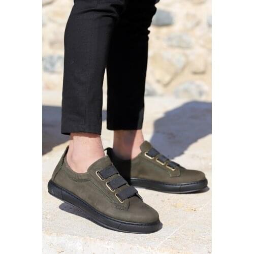 Ayakland H035 Daily Nubuck Leather Anatomical Wheel Male Shoes