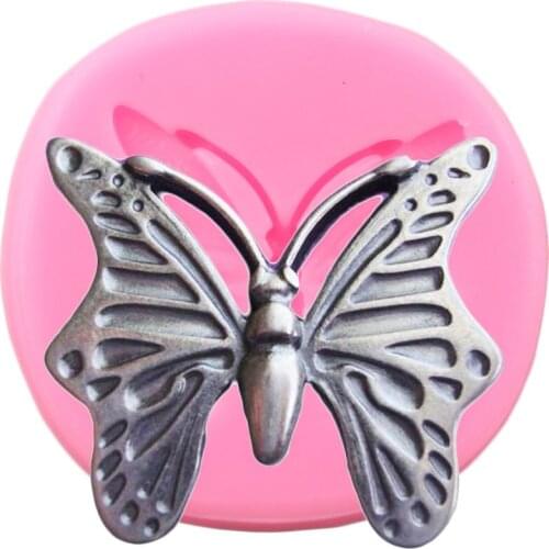 Butterfly Silicone Molds Jewelry Resin Clay Mold Cupcake Topper Fondant Cake Decorating Tools Candy Chocolate Gumpaste Moulds