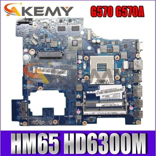 For Lenovo G570 G570A laptop motherboard PIGW2 LA-6753P motherboard HM65 DDR3 HD6300M 100% test work