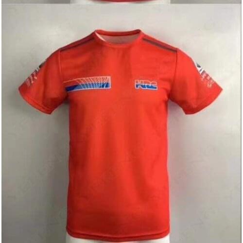 For Honda HRC Moto gp Racing Motorcycle Bike Riding Cycling T-shirt Summer Polyester Quick-Drying Breathable Motocross