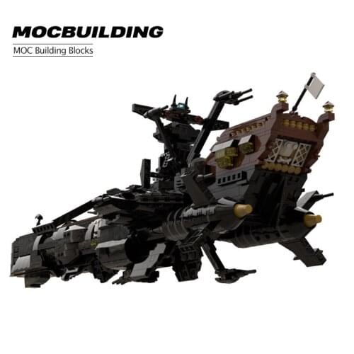 Ship Space Pirate Ship Building Block Military Movie MOC Building Block Series Battleship Parts Toy Gift Star Series Wars