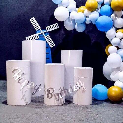 New Products Round Cylinder Pedestal Display Art Decor Plinths Pillars For DIY Wedding Party Decorations Holiday