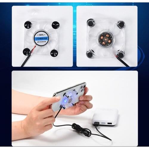 Portable Mobile Phone Radiator Cooler USB Cell Phone Universal Cooling Fan Gamepad Gaming Mute Radiator Controller Heat Sink