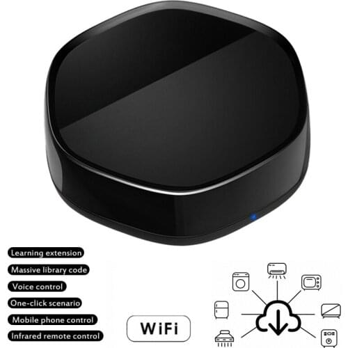 Wifi+IR Smart Remote Control Voice Control Tuya Smart Life APP Control Lightweight Smart Remote Control For Alexa Google Home