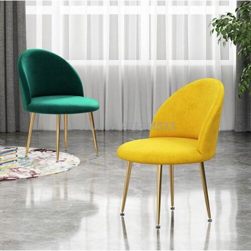 Net red ins chair makeup chair dining chair home desk chair balcony lounge chair light luxury simple back shell chair