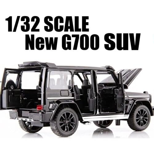 High Simulation 1:32 New G700 G65 SUV Diecast Metal Toy Car Model Vehicle Sound Light Pull Back Car Kids Toys Gifts Collection
