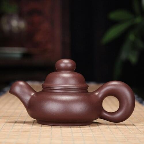 Yixing Purple Sand Pot Pure Handicraft Master Sun Yongcai Genuine Dahongpao Teapot Kungfu Tea Set Wholesale