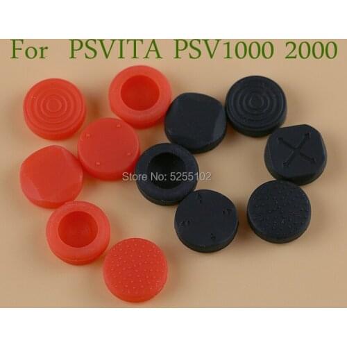 1set=6pcs Silicone Grip Analog Joystick Cap Cover For Sony PS Vita PSV Console 1000 2000 Buttons