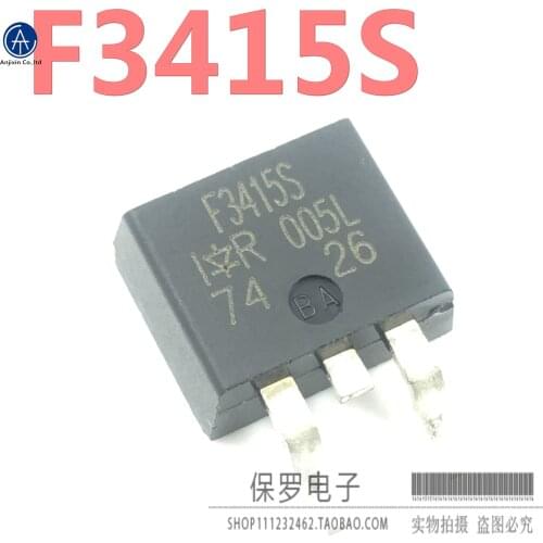 10pcs 100% orginal new real stock MOS field effect tube IRF3415S F3415S TO-263