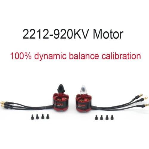 100% Dynamic Balance Calibration 2212 920KV Brushless Motor CW CCW For F330 F450 F550 Drone Motor Parts