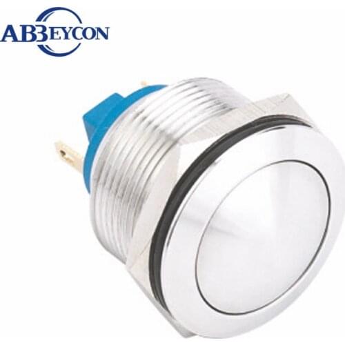 22mm domed head momenatry solder terminal push button switch short 22mm switch