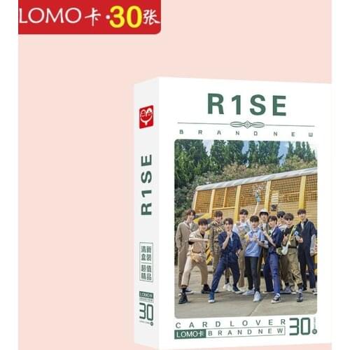 30 Sheets/Set R1SE Star Lomo Card Zhou Zhennan, Yao Chen Mini Postcards Message Card Fans Gift Stationery
