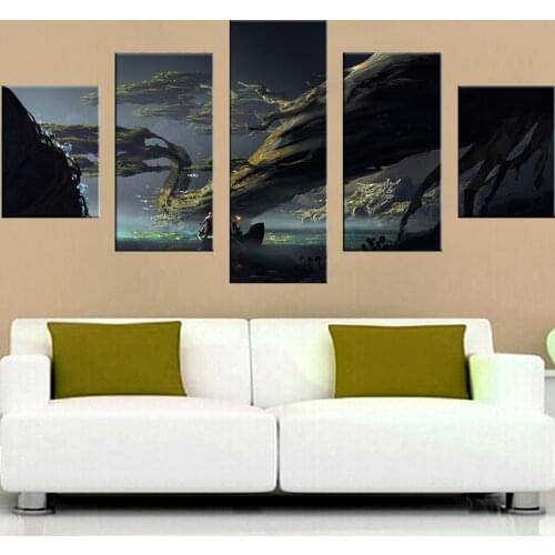 5 Panel Canvas Art Wall Decor Movie Stir American Style Poster Modern Home Decorative Framework Living Room Print Pictures