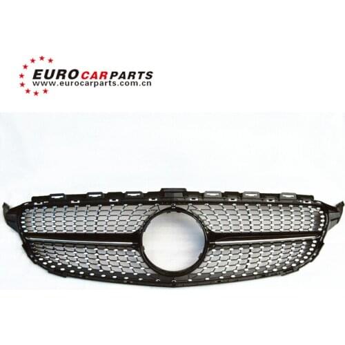 C CLASS W205 Diamond auto grill for W205 C450 c200 c180 C260 grille