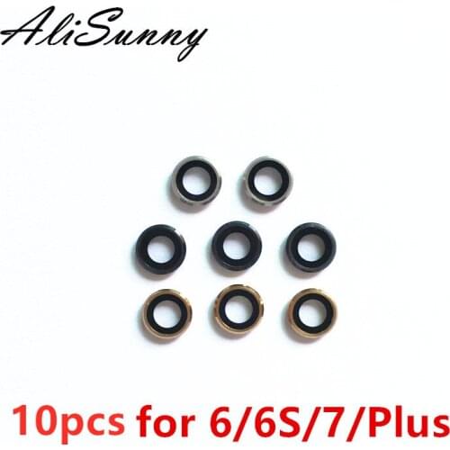 AliSunny 10pcs Back Camera Lens for iPhone 6 6S 7 Plus 7Plus 6G 6Plus 6SP Rear Camera Cover Ring Frame Ringer Parts