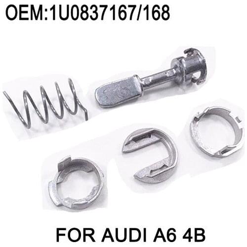 For Audi A6 VW Polo 9N / Golf IV 4 / Bora Car Door Lock Cylinder Barrel Repair Kit Front Left Right 2001