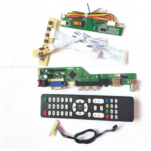 For LTN150P4-L01/L03 T.V56 controller board 1CCFL 30Pin LVDS LCD Remote+Inverter+keyboard VGA HDMI-Compatible AV USB