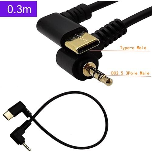 USB C to 2.5mm Audio Aux Jack Cable 0.3m