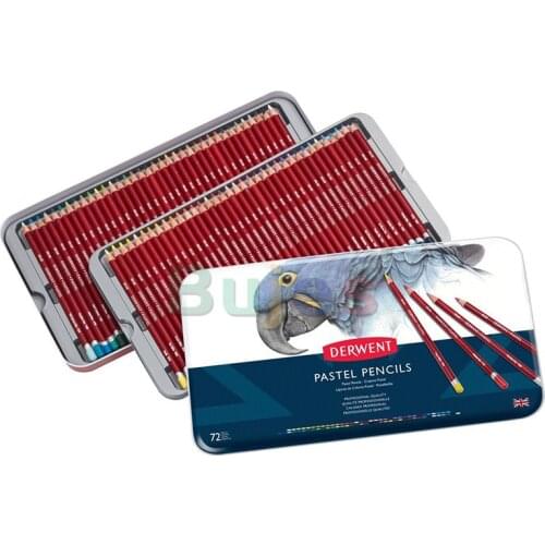 Derwent Pastel Pencils, 4mm Core, Metal Tin,12/24/36/72color, Coloring Pencils,detailed Pastel Studies, Art Supplies Maries