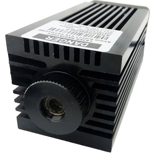 Powerful Blue Diode Module Laser Head 4000mW 450nm Engraver Cutter Engraving Machine CNC Parts DC 12V 24V