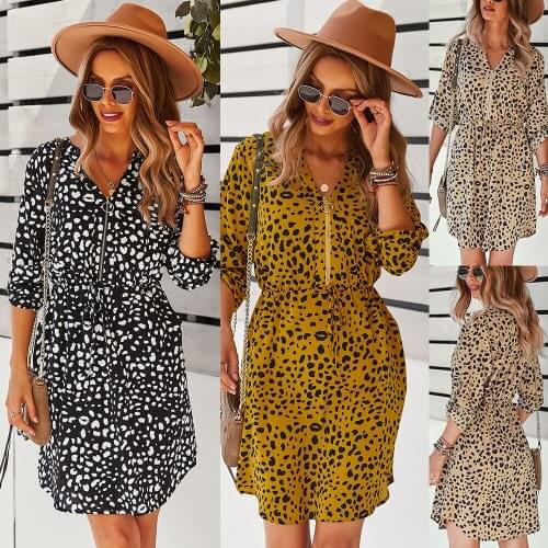 LOVELYFOX Summer Dresses With Sleeves