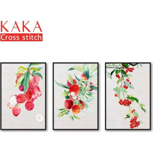 Cross stitch kits,Embroidery needlework sets with printed pattern,11CT-canvas for Home Decor Painting,Flowers Full NCKF271