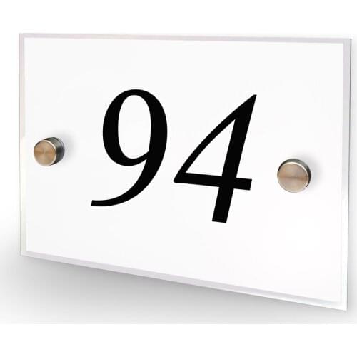 DIY House Number Home Number 94 House Sign Plaque Address Contemporary Style No 94