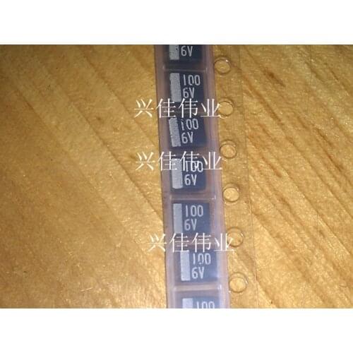 Original 5pcs/ 6V100UF 100UF 6.3V B3528 B Type 1210 Tantalum Capacitor SMD