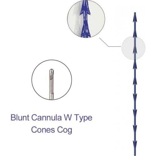 Deenora Fios Chin Foraheah Eyebrow Jawline Lifting Fox Eye Absorbable Wire Hilos Double Needle Cog Pdo Thread