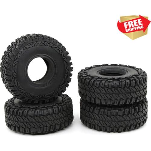 Radio control RC crawler tires 1.9 114MM 4pcs trx4 defender Axial SCX10 III 90046 90047 upgrade parts