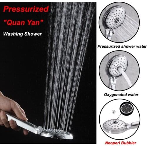 Handheld shower new electricity booster ABS electroplating multi-function shower shower nozzle OEM manufacturers selling