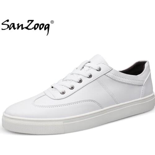 Sanzoog Men's Leather Sneakers