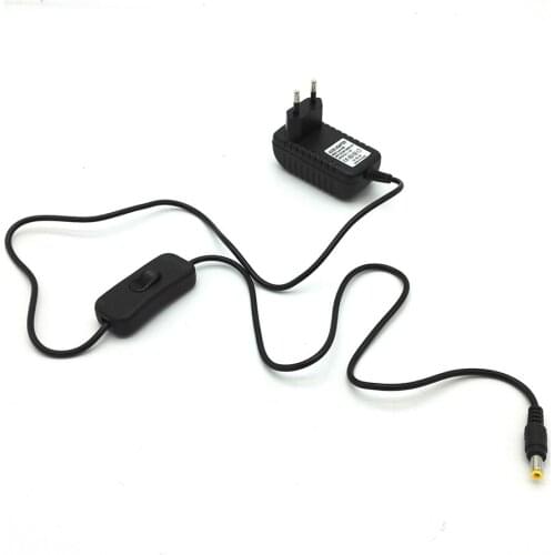 High Quality AC 100V-240V Converter power Adapter DC 12V Power Supply EU US Plug DC 5.5mm x 2.1mm