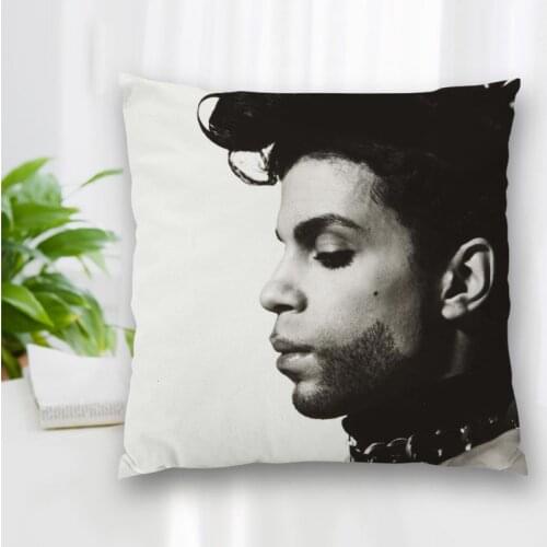 High Quality Custom Prince Singer Square Pillowcase Zippered Bedroom Home Pillow Cover Case 20X20cm 35X35cm 40x40cm